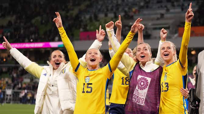 Preview image for Women’s World Cup: Sweden end USA reign after dramatic penalty shootout win while Netherlands progress