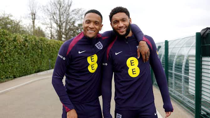 Preview image for England: Charlton beam with pride as Ezri Konsa and Joe Gomez push for Euro 2024 spots
