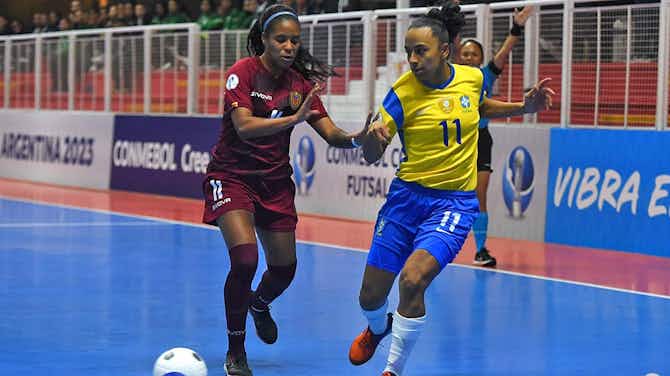 Imagen de vista previa para La Selección de Brasil goleó por 7-0 a La Vinotinto en la Copa América Femenina de Futsal