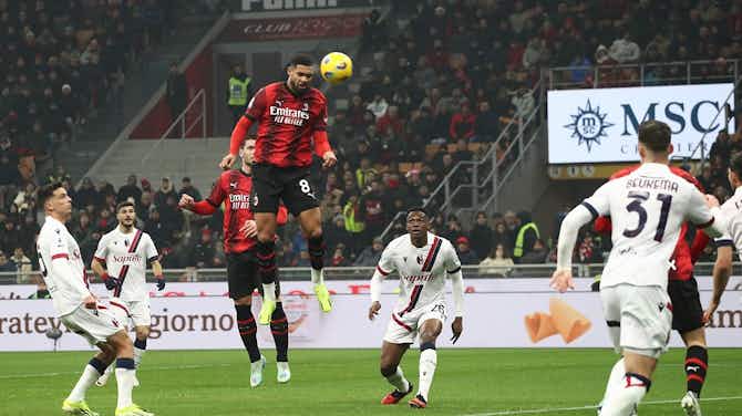 Imagen de vista previa para El doblete de Loftus-Cheek no alcanzó y Milan empató con Bologna por Serie A