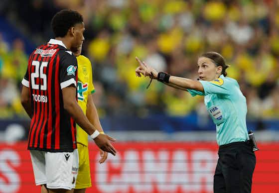 Article image:Fastest red card ever? Jean-Clair Todibo sent off after 9 seconds in Nice v Angers