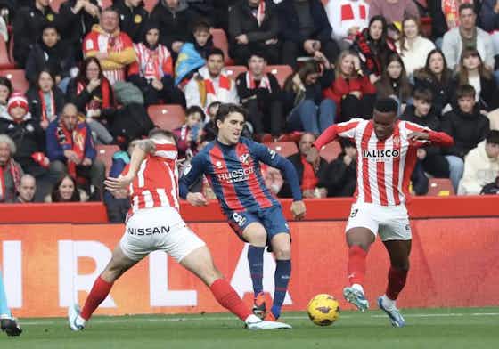 Imagen del artículo:Sporting de Gijón 0-0 SD Huesca: Los azulgranas salen del descenso por primera vez desde Octubre
