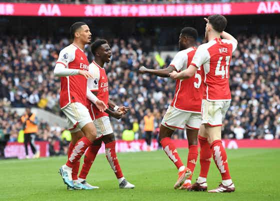 Imagen del artículo:Tottenham 2-3 Arsenal: Los gunners siguen líderes tras un partido caótico