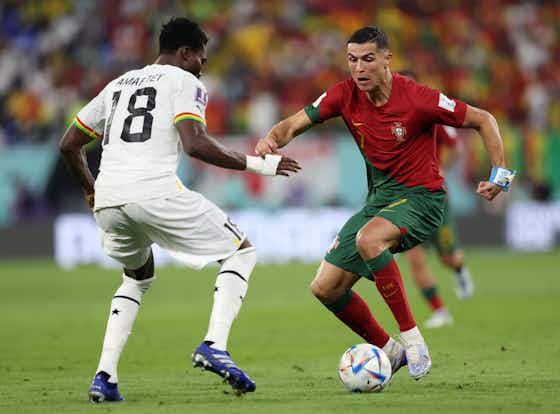 Imagem do artigo:Cristiano Ronaldo faz história, Portugal sofre, mas vence Gana na estreia pela Copa