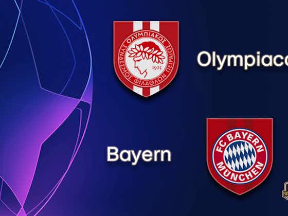 Article image:Olympiacos host German giants Bayern Munich