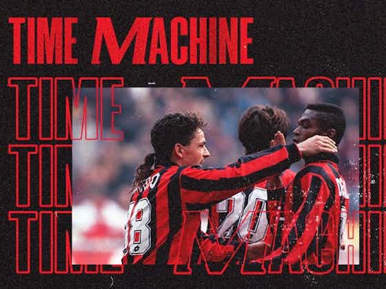 Article image:TIME MACHINE: BAGGIO IN AC MILAN v BORDEAUX