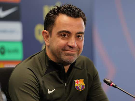 Imagem do artigo:Xavi talks Roque, Pedri, De Jong, Raul Martinez ahead of Barcelona vs Valencia