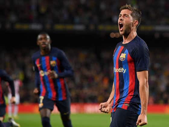 Article image:Sergi Roberto recalls how Lucho made him Barcelona’s right-back: “You can adapt”