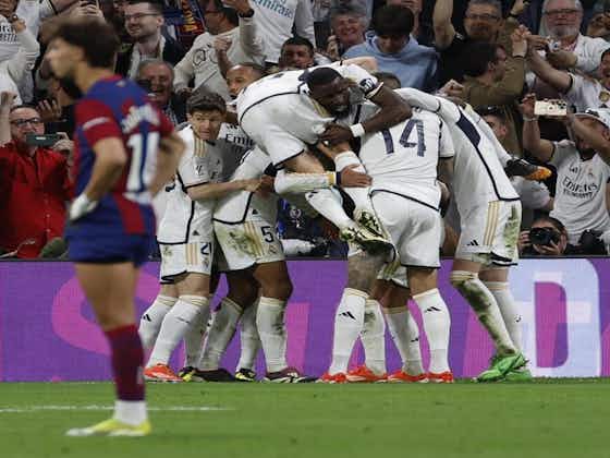 Image de l'article :Real Madrid se lo dio vuelta a Barcelona en el clásico español y pone una mano en el título de La Liga