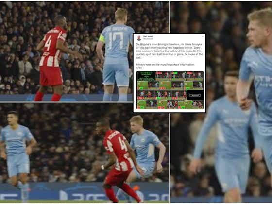 Article image:Kevin De Bruyne: Psychologist breaks down Man City playmaker's epic passing ability