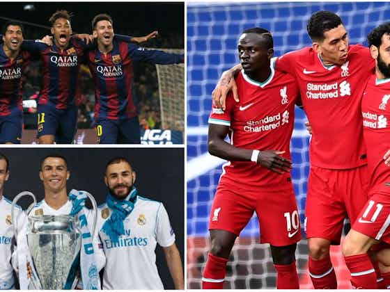 Article image:Messi, Ronaldo, Mane, Henry: Who is the greatest front three of the 21st century?
