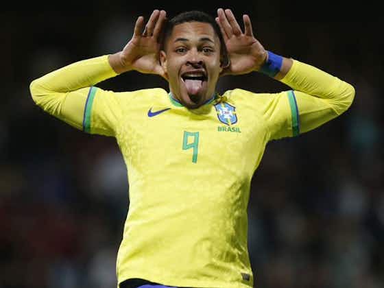 Gambar artikel:Profil Vitor Roque: Pemain Brasil U-20 yang Jadi Rebutan MU, Arsenal, dan Barcelona