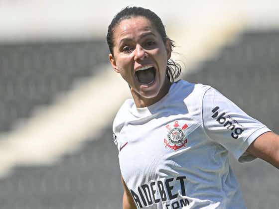 Imagem do artigo:Corinthians se impõe dentro de casa e goleia o Fluminense no Brasileirão Feminino