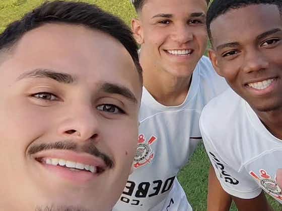 Imagem do artigo:Artilheiros na vitória do Corinthians Sub-20 celebram gols: “Fruto do trabalho”