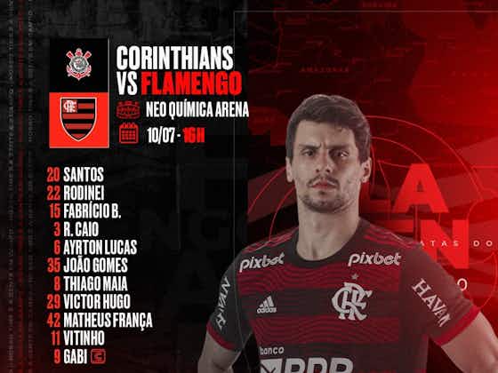 SAIU! Flamengo divulga escalação para jogo contra o Santos - Coluna do Fla