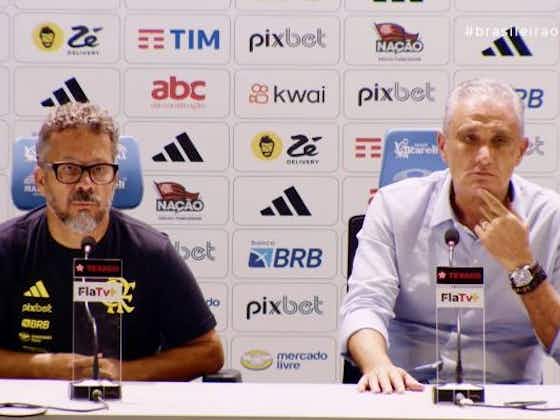 Imagem do artigo:Tite, do Flamengo, discorda de pergunta sobre “preservação” do time e pede o fim de jogos às 11 horas