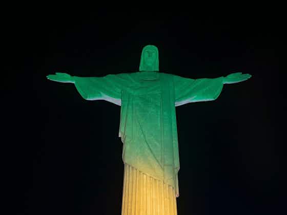 Imagem do artigo:Cristo Redentor iluminado em verde e amarelo marca o início do Campeonato Brasileiro Série D 2024