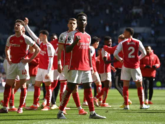 Article image:Arsenal survive late scare to beat Tottenham – watch all goals