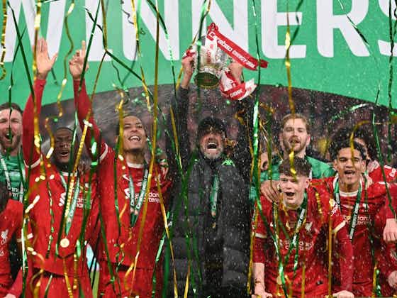 Imagem do artigo:Liverpool marca no fim da prorrogação e conquista o título da EFL Cup