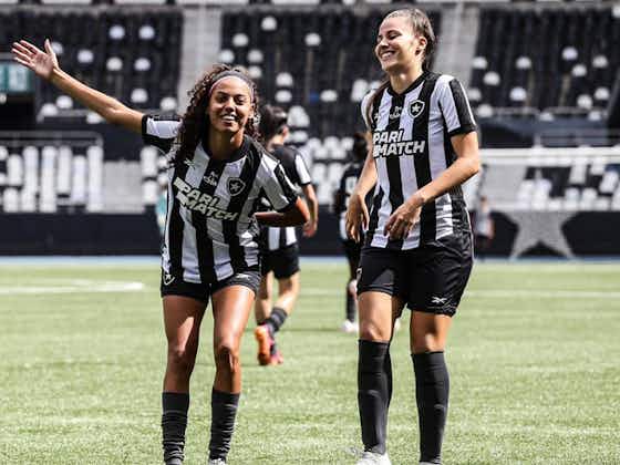 Imagem do artigo:Feminino: Botafogo vence Fortaleza no Nilton Santos e mantém liderança do Brasileiro Sub-20