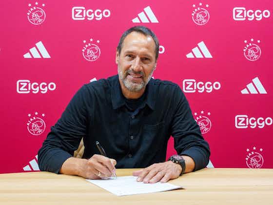 Article image:Ajax appoint John Van ‘t Schip as interim manager until the end of the season following the sacking of Maurice Steijn