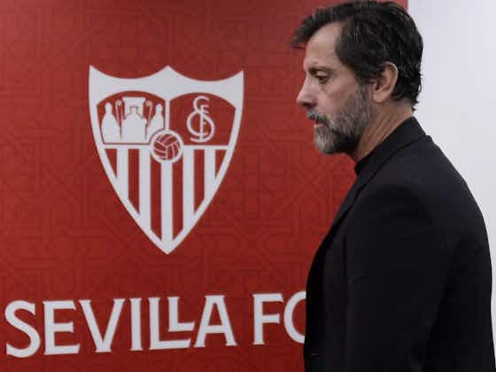 Article image:Quique speaks out on Sevilla future