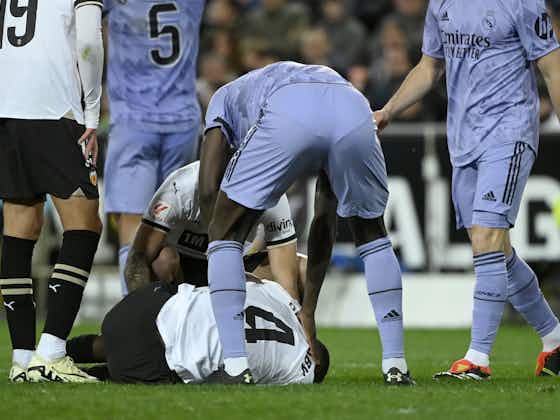 Article image:Real Madrid star Tchouaméni sends public apology to Mouctar Diakhaby over role in injury