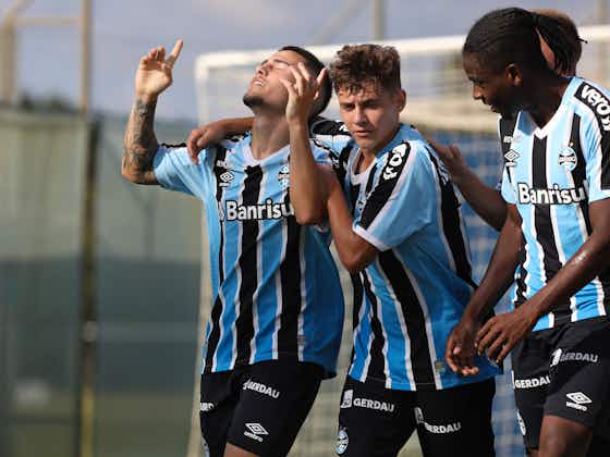 Imagem do artigo:Grêmio vence o Atlético-GO e se mantém na zona de classificação do Brasileiro Sub-20