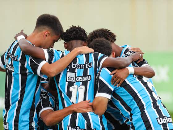 Imagem do artigo:Grêmio vence o Inter-SM e mantém melhor campanha do Gauchão Sub-17