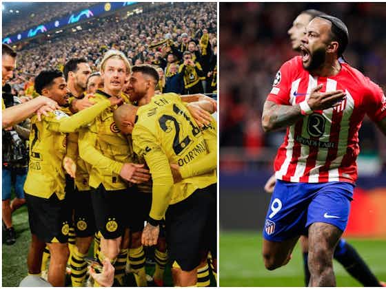 Imagen del artículo:El Borussia Dortmund y Atlético de Madrid completaron los clasificados a los cuartos de final