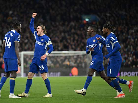 Article image:Com dois gols anulados, Chelsea sai atrás por 2-0, mas busca empate contra o Aston Villa fora de casa
