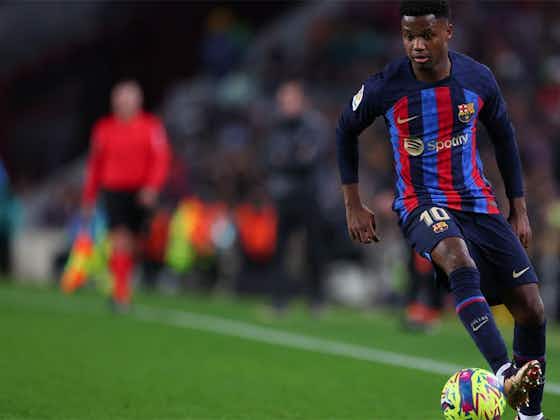 Article image:Ansu Fati edging closer to staying at Barcelona this summer