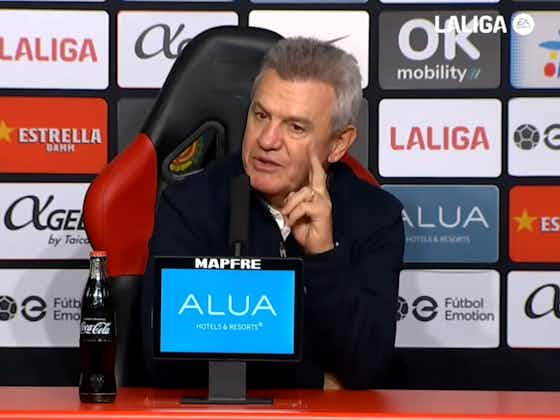 Article image:Mallorca manager Javier Aguirre criticises own player for “going too fast” in injury recovery