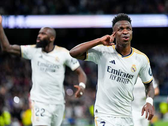 Article image:Vinicius Junior demands action from UEFA over racial abuse outside Atletico Madrid stadium