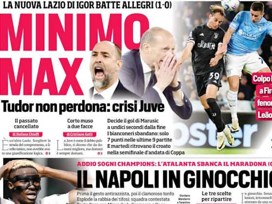 Article image:Today’s Papers: Golden Leao, Juve crisis, Napoli on their knees