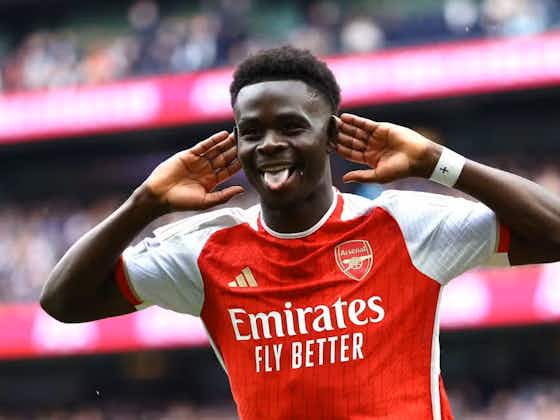 Article image:Bukayo Saka’s goal against Bournemouth sees the 22 year-old reach even more milestones