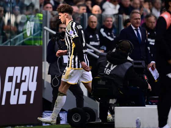 Article image:How Vlahovic expressed his frustration following substitution in Juventus vs Milan