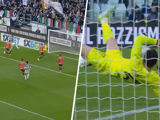 Article image:Watch: Milan goalkeeper Sportiello makes unreal double save against Juve