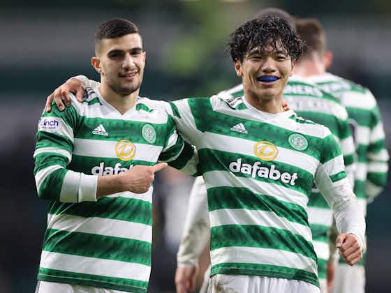 Article image:Celtic support anxiously waits for Hatate, Mooy and Abada injury updates