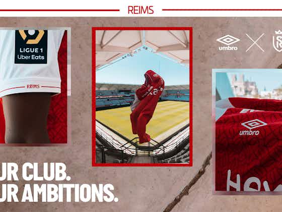 Camisa titular do Stade Reims 2023-2024 é revelada pela Umbro