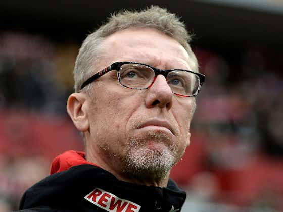 Artikelbild:Kölns Trainer Peter Stöger: "Es ist bitter"