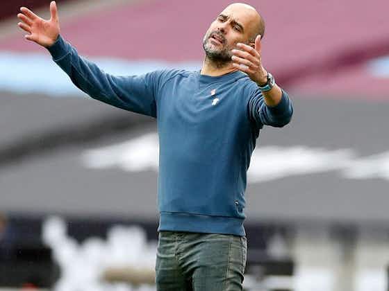 Article image:Man City boss Guardiola urges calm after Man Utd defeat: We're trying to win Prem title