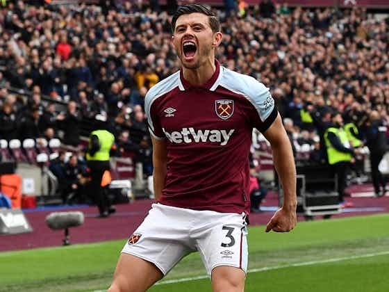 Article image:West Ham  fullback  Cresswell full of praise for new teammate Scamacca