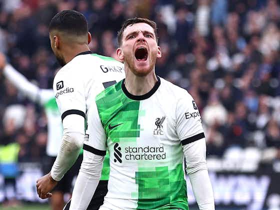 Article image:Andy Robertson reacts to impending Arne Slot appointment at Liverpool