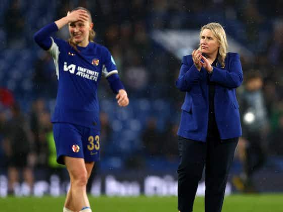 Article image:Emma Hayes and Chelsea denied fairytale ending as Barcelona reach Women's Champions League final