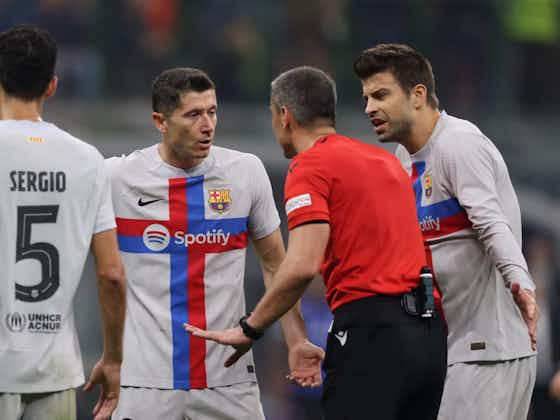 Article image:Barcelona to send formal complaint to UEFA over officiating in Inter loss