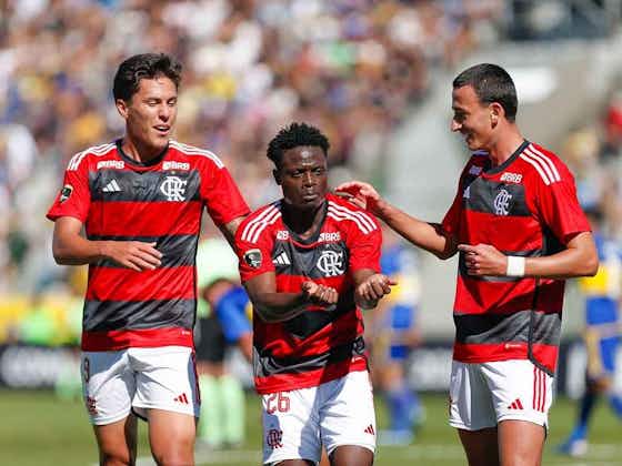 Imagem do artigo:Sub-20 do Flamengo recebeu vídeos de Zico e Gabigol antes de final da Libertadores