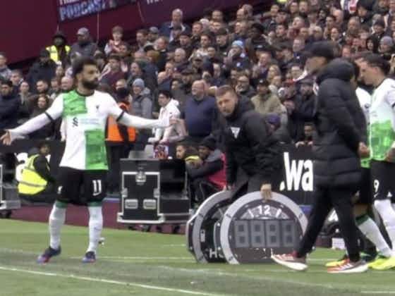Article image:Atacante do West Ham detalha discussão entre Klopp e Salah