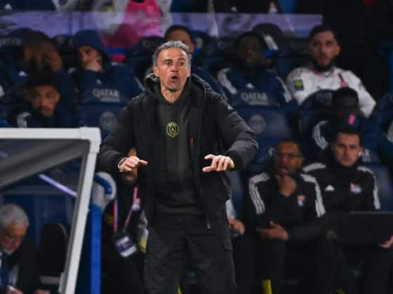 Article image:Luis Enrique (PSG) : "On est déjà champions" assène le coach 