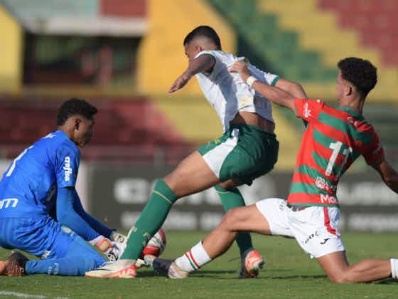 Imagem do artigo:Palmeiras empata com Portuguesa e se mantém na liderança do Paulistão Sub-20